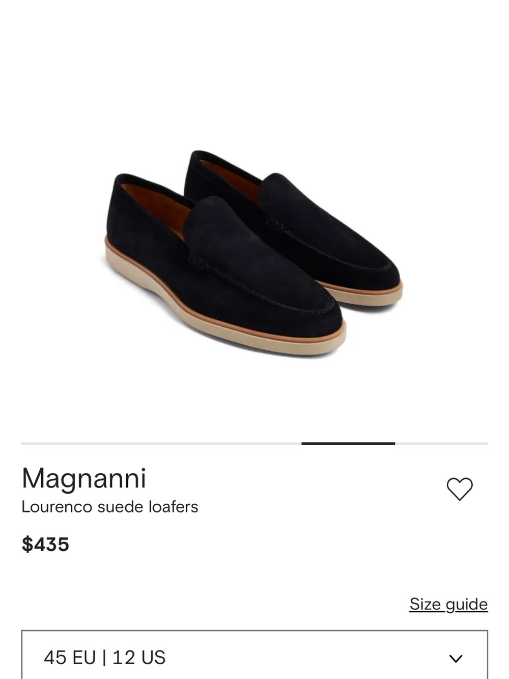 Magnanni Black Suede Slip-On Loafers with Tan Sole
